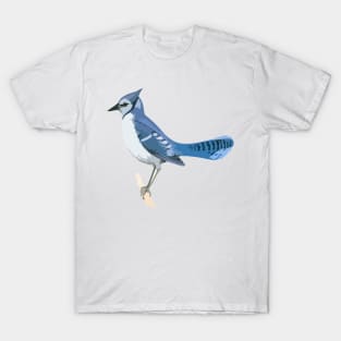 Blue Jay Digital Painting T-Shirt